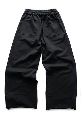 Letter Printed Jogger Loose Wide-Leg