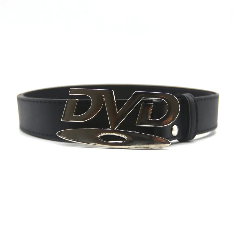 Black DVD Buckle Belt