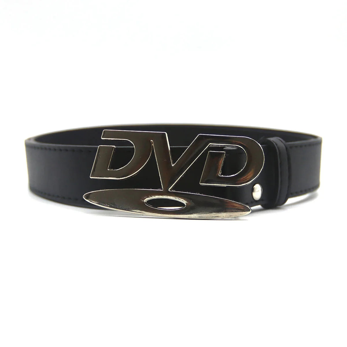Black DVD Buckle Belt
